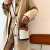Bolsas para noite 2023 bolsa coreana com alça portátil balde rede vermelha ombro único moda mensageiro tendência fofa