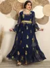 Etniska kläder marocko muslimsk klänning kaftans abaya aftonklänningar för kvinnor chiffon dubai kalkon islam long robe femme musulmane vestidos 230630