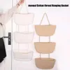 Other Home Decor Multi-Layer Hanging Storage Bag Detachable Hanging Basket with Pockets Bedroom Bathroom Kitchen Organizer Cotton Decor R230630