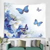 Altre decorazioni per la casa Bellissimo fiore Farfalla Murale Arazzo Hippie Hanging Wallcloth Arazzo Art Déco R230630