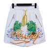 Rhude Mens Athletic Mesh Short Men Women Wysokiej jakości klasyczny projektant mody plażowy Casual Hip Hop Shorts