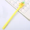 Stylos 24pcs coréens kawaii pêche stylos fruite fraise ananas avocat drôle de stylo drôle de stylo mignon de papeterie écolière