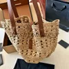 Designer Mulheres Médio Cesta Saco Crochet Padrão Gancho Fechamento Luxo Tote Liso Couro Alças De Couro Envolto Chave Titular Bolsas De Ombro