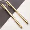 Business Signature Pen Signing Brass Rod Metal Clip Refillable Gel for Wedding Party Inbjudan