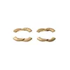 Simples banhado a ouro 18K prata 925 designer de marca de luxo letras stud círculo geométrico famoso brinco feminino festa de casamento joalheria