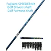 Andere Golfprodukte 2023 Drivers Shaft Fujikura SPEEDER NX blau SRSRX Flex Graphite Wood Schläger Kostenlose Montagehülse und Griff 230629