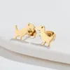 Classic Fashion Versatile Little Tyrannosaurus Rex Design Women's Earrings Women's Earrings Simple Punk Friend Party Gifts