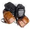 School Bags MOTAORA Men s Retro Mini Backpack Genuine Leather Multifunctional Backpacks For Men Vintage Handmade Male Chest 230629