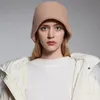 Chapeau seau tricot femmes automne hiver laine chaud ski accessoire pour plein air casquette luxe