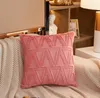 Luxury Square Shaped Useful Decorative Plush Sofa Pillowcases Decorative Shaggy Pillow Cover Fluffy for Bedroom