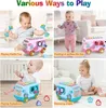 Baby Music Sound Toys Kids Music Xylophone Bus Toys Keyboard Instrument Early Knock Piano Bus Beads Blocks Montessori Educational Baby Kid Musical Toy 230629