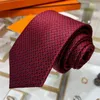 Mężczyzny Masowe jedwabne krawat designer krawat luksusowy pełny litera ręcznie robione biznesowe krawat męski kravat z pudełkiem z pudełkiem