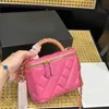 Designer Shoulder Bags women Cosmetic box with mirror Luxury Crossbody Small Square Bag Women's High Quality Real Leather Clutch Chain Mobile Phone Handbags 230615