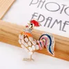 Exquisite Leopard Tiger Brooch Pin Owl Rooster Cat Antlers Designer Men Women Suits Shirt Collar Clips Turtle Spider Sweater Pins Clothes Accessories Jewelry Gifts