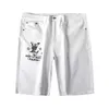 Herr shorts designer ny heta diamant denim shorts för mäns sommar tunna lösa byxor koreansk version trend sommar avslappnad yg6f 78yp