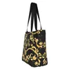 Sacs de soirée Dôme Caméras Luxe Européen Motif Floral Imprimer Totes Femmes Sac À Bandoulière Réutilisable Grande Capacité Eco Sac À Provisions Design Baroque Sac À Main J230630