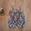 Kleding Sets lioraitiin Nieuwe Mode Pasgeboren Baby Baby Meisjes Bloemen Bohemian Romper Jarretel Outfits Kleding Zomer J230630