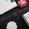 Projektanci naszyjniki wisiorki dla kobiet z kolczykami link łańcuch modny akcesoria
