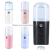 Other Festive Party Supplies Nano Facial Sprayer Summer Favors 30Ml Visual Water Tank Portable Face Steamer Mini Usb Mister For La Dhnwy