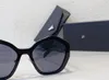 Designer's Irregular Logo p Óculos de sol para homens e mulheres Óculos poligonais Lentes de vidro temperado e óculos de sol