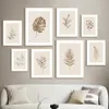 Annan heminredning Beige Abstract Plant Palm Leaves Art Canvas Målande nordiska affischer skriver ut bilder för vardagsrumsdekor R230630