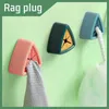 1/2st Punch Free Thandduk Plug Holder Kitchen Badrumsarrangör Rack Rag Storage Hook Dish Handdukar Rack Köksverktyg