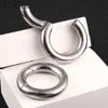 Navel Bell Button Rings Navel Bell Button Rings Vankula 2pcs Stainless Steel Punk Piercing Hoop PA Ring Big Captive Bead Ring Ear Gauge Hoop Earring Ear Z230630