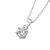 Dropshipping Fijne Sieraden 1 2 3ct 6.5 8 9mm VVS D kleur Diamant Moissanite Ketting Real 925 Zilver voor Vrouwen Wedding Engagement