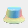Chapeaux à large bord seau printemps coton femmes été crème solaire Panama chapeau coloré Sunbonnet Fedoras extérieur pêcheur plage casquette 230629