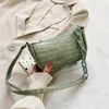 Abendtaschen Casual Frauen Umhängetasche PU Leder Einfarbig Hand Krokodil Streifen Mode Unterarm Bao Luxus Dame Brieftasche