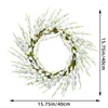 Dekorativa blommor Bärring krans blommor för ytterdörr konstgjord kvistväggdekor och påsk med