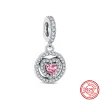 Per charms pandora perline in argento sterling braccialetto rosa scooter lampadina notturna mamma charmes ciondoli