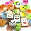 Игрушка для декомпрессии 20/30/40 шт. Kawaii Squishy Food Slow Rising Mini Soft Random Squishy Squishies Toys Cake Bread Squeeze Игрушка для сброса давления 230629