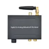 Connectoren Vaorlo 192kHz digitaal naar analoge audioconverter Bluetooth DAC Converter Optische coaxiale ingang RCA 3,5 mm audio -uitvoeradapter