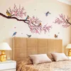 Autres décorations pour la maison brindilles oiseau petite maison nid d'oiseau autocollants pour chambre d'enfant chambre étude décoratif décalcomanie murale bâton décor à la maison R230630