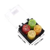 Подарочная упаковка 5 коробок искусственного декора для суши Поддельный пончик Имитация фруктов Модель Реалистичный джем