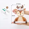 Toilet Paper Holders Cute Cartoon Deer Toilet Paper Holders Funny Creative Animal Wall Mounted Hanging Roll Paper Shelf Bathroom Tissue Towel Rack 230629