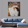 Berömd landskapsmålning Gustav Klimt Canvas Art Le Tre Eta della Donna Modern Living Room Decor