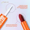 Brilho labial SINGERBIRD Lábios Maquiagem Batom Hidratação de longa duração Cosmético Vermelho Uso duplo fosco Moda à prova d'água