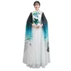 Stage Wear Long Sleeve Women Dance Costume Female Fairy Dress Chinese Classical Dancer Cheongsam Vestido Performance