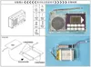 ラジオデジタルラジオ3バンドFM、AM、SWデジタルクロックラジオキットアクリルシェルとバッテリー