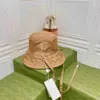 Роскошная дизайнерская шляпа Bucket Hat Классический обратимый носимый стиль, подходящий для мужчин и женщин.