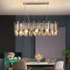 Hanglampen High-end Licht Luxe Stijl Kristallen Kroonluchter Postmodern Eenvoudig Europese stijl Circulair Sfeervol Slaapkamer Eetkamer