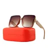 50% di sconto all'ingrosso di nuovi occhiali da sole net rossi da sole da sole in scatola da foto femminile femmina
