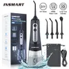 Andere Mundhygiene INSMART Oral Irrigator Dental Water Flosser Teeth Whitening Waterproof Portable Dental Water Jet Floss 300ML Teeth Cleaner 230629