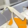designer Fame Platform Sandals tacco alto Design in pelle liscia della piattaforma della custodia del rossetto Designer Factory calzature con scatola