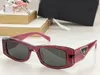 Designer logo p Sunglasses Men's and Women's Square Plate Glasses Beach Street Shooting Style Sun Protection Sunglasses