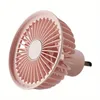 1pc petit ventilateur de bureau USB personnel, ventilateurs portables, fonctionnement silencieux et alimentation en air à 360 °, ventilateur de table de chevet à angle réglable pour bureau, chambre à coucher, ventilateur pour animaux de compagnie - support argenté