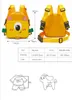 Housses de siège de voiture pour chien fournitures pour animaux de compagnie quatre saisons auto-sac à dos sangle de poitrine petit dessin animé mignon vent animaux sac