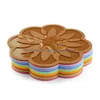 Tapis Pads Sile Insation Coaster Nordic Style Bonbons Colorés Imperméables Antidérapants Pour Pot Pan Tasse Drop Delivery Maison Jardin Cuisine D Dhx6Z